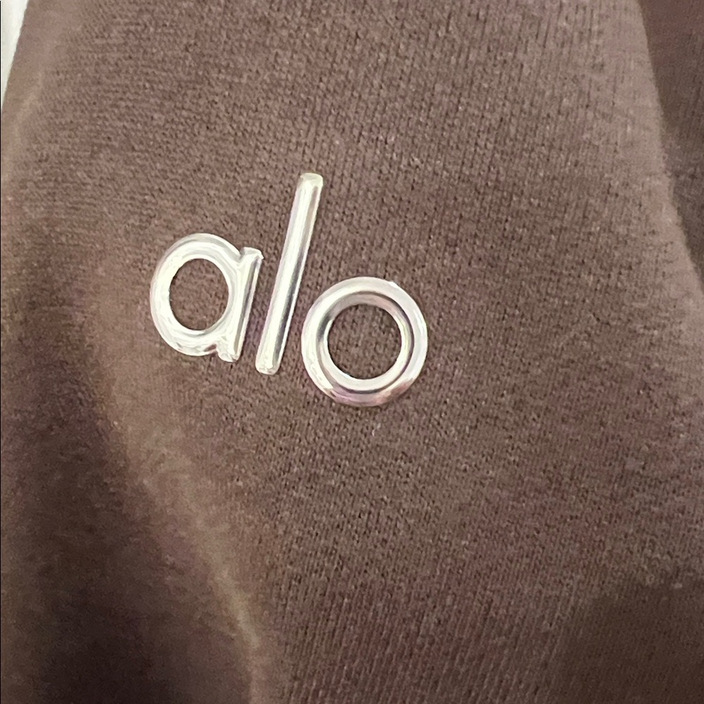 NWT ALO Accolade Hoodie Sweatshirt Espresso Size XS | $148 - Picture 8 of 15